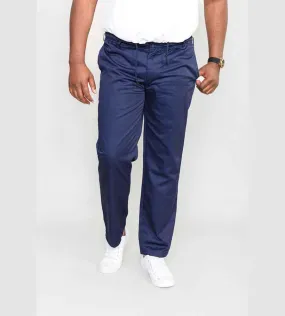 Big & Tall Navy Rugby Trousers Pants Full Elastic Waist