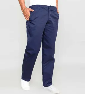 D555 Navy Rugby Trousers Elastic Waist BASILIO NAVY