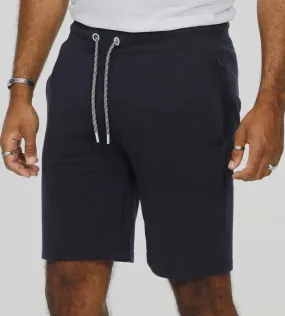 Navy Elasticated Waist and Loop Back Shorts from D555 Mens (STEFAN 2)