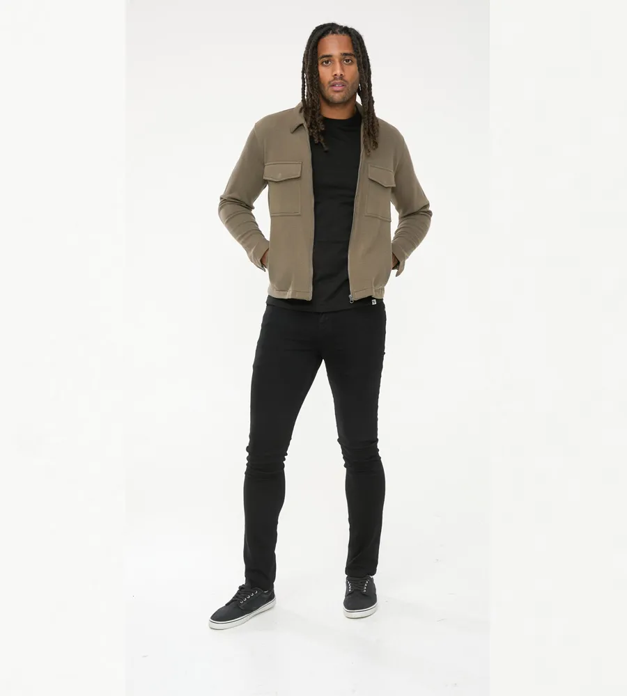 Stretch Jacket with Zip Through and Patch Pockets for Men (LODI)