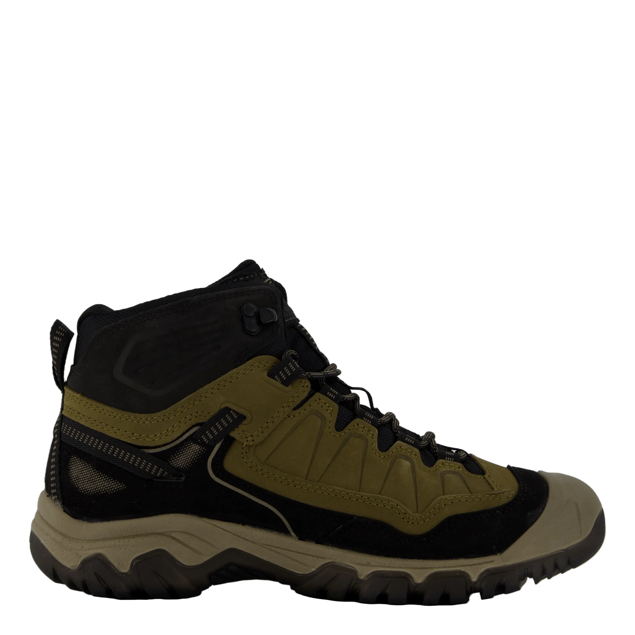 Dark Olive and Gold Flame Keen Shoes Targhee Iv Mid Wp M