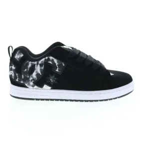 DC Court Graffik Black Nubuck Skate Shoes