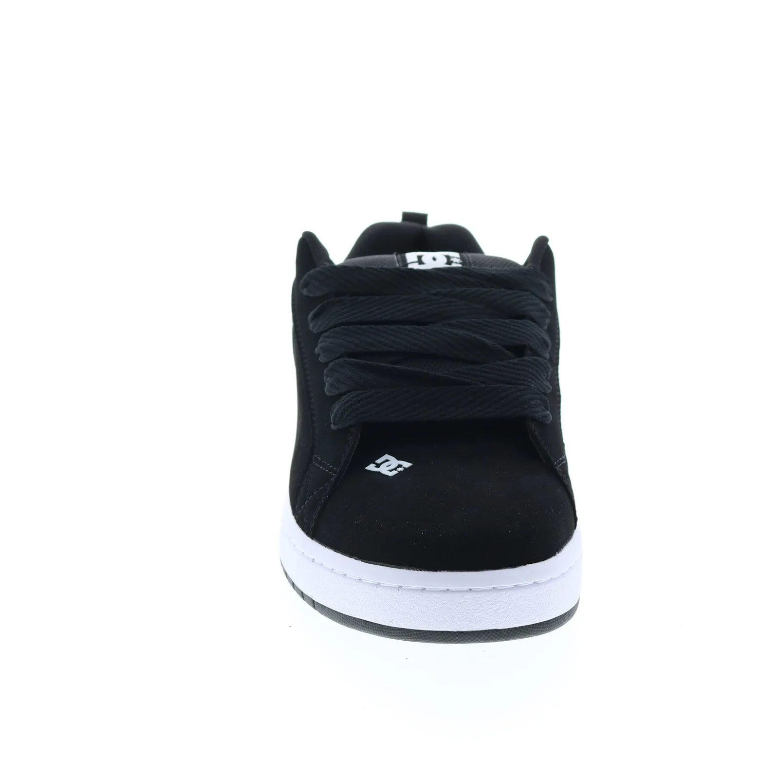 DC Court Graffik Black Nubuck Skate Shoes