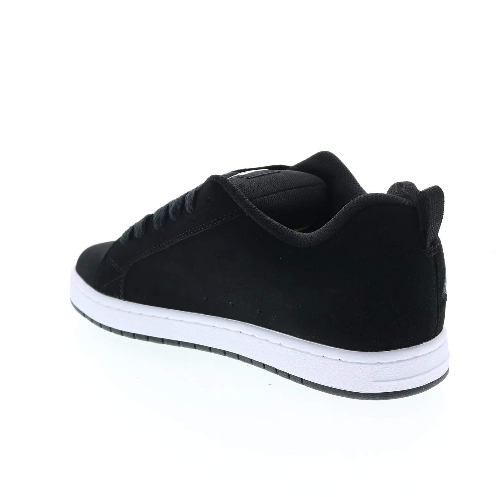 DC Court Graffik Black Nubuck Skate Shoes