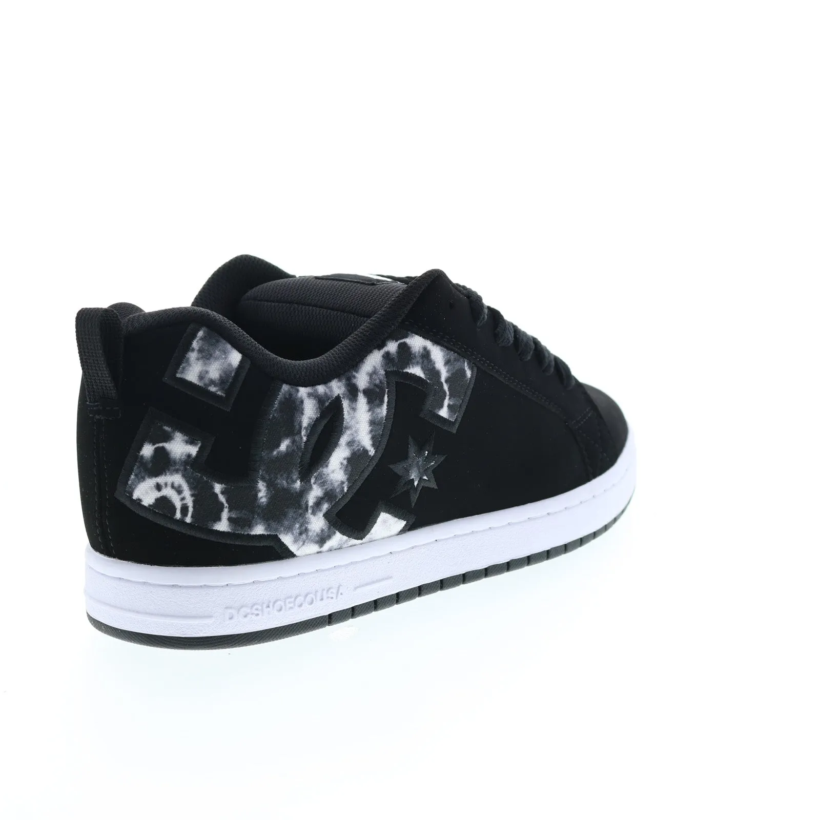 DC Court Graffik Black Nubuck Skate Shoes