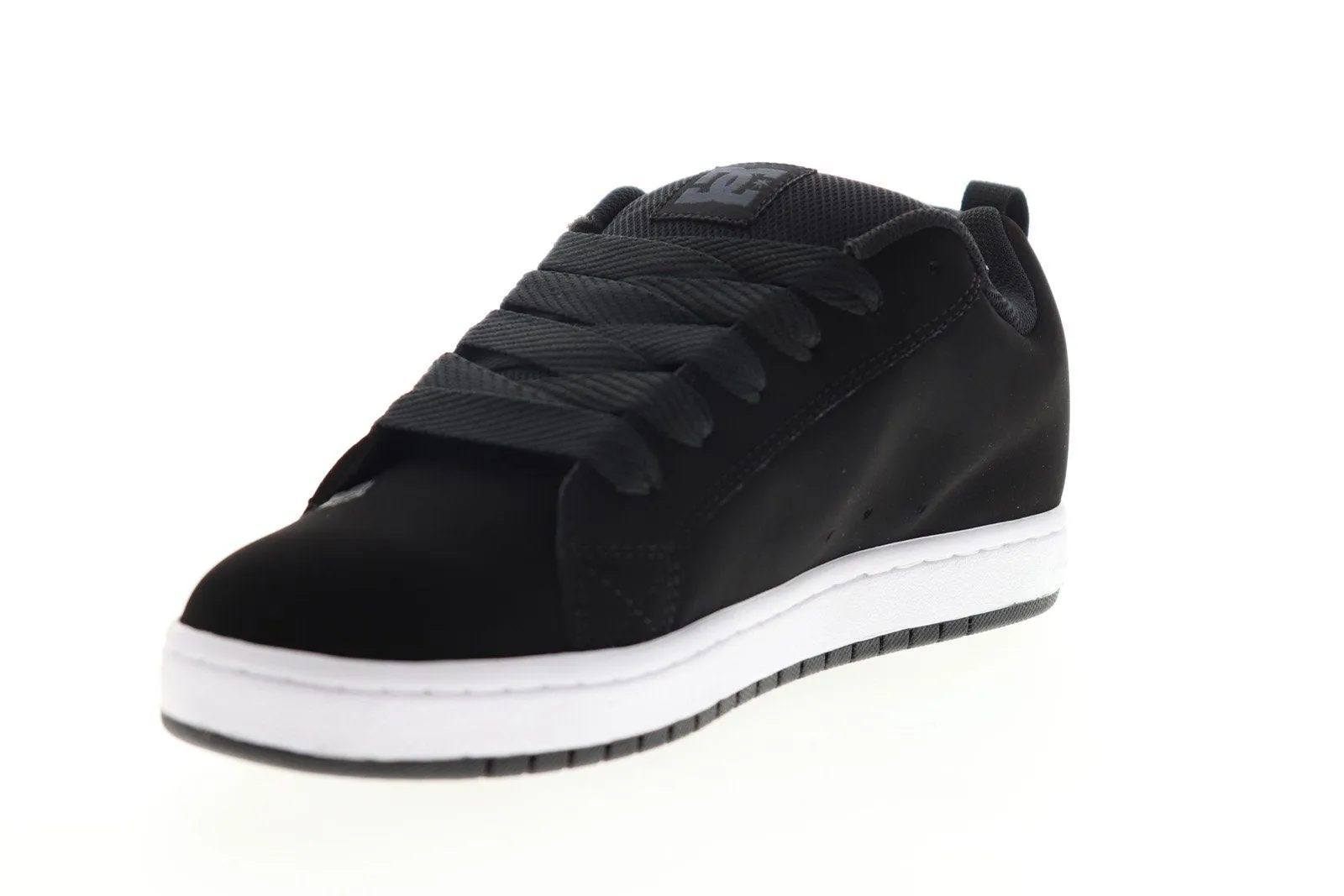 DC Court Graffik SE 300927 Men's Black Leather Skate Shoes