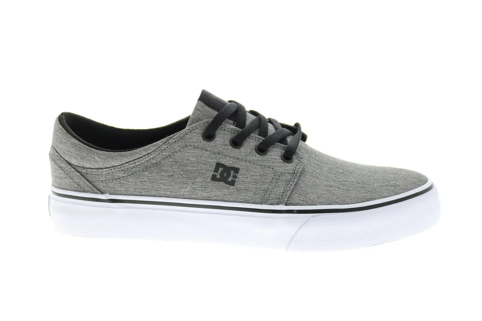 DC Trase TX SE ADYS300654-BHE Men's Gray Skate Sneakers