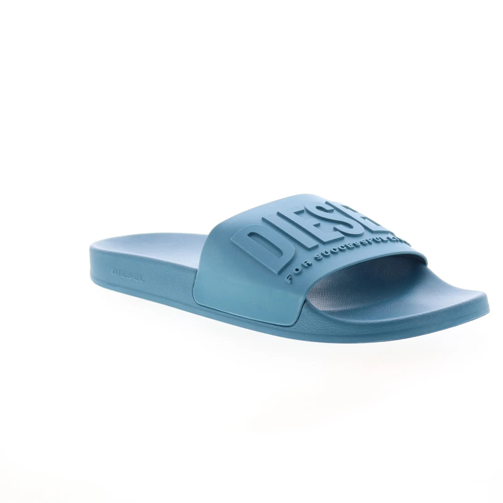 Diesel Sa-Mayemi Y02499-P3859-T6086 Mens Blue Slides Sandals Shoes