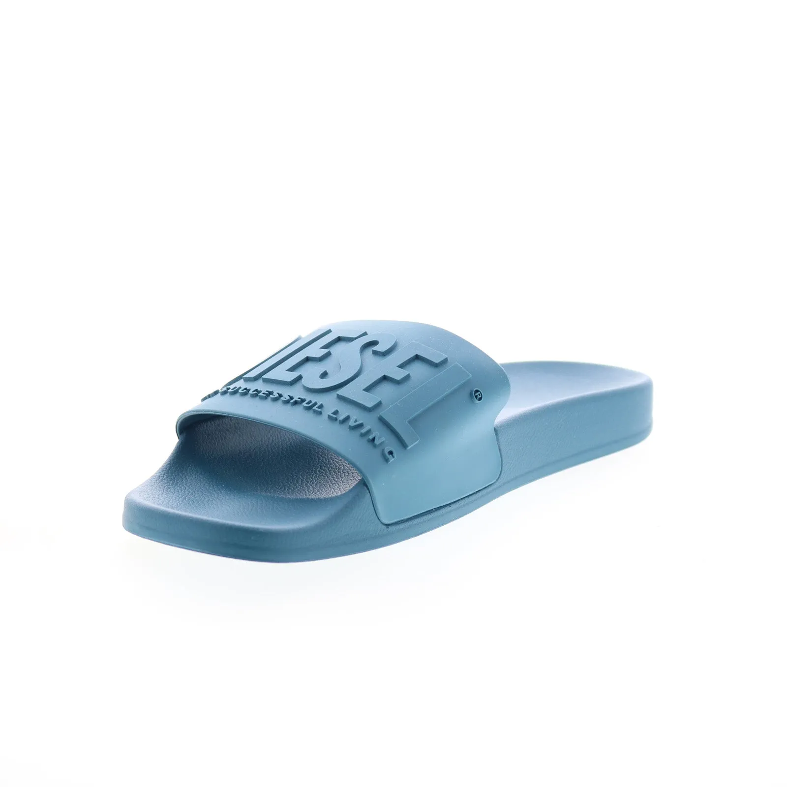 Diesel Sa-Mayemi Y02499-P3859-T6086 Mens Blue Slides Sandals Shoes