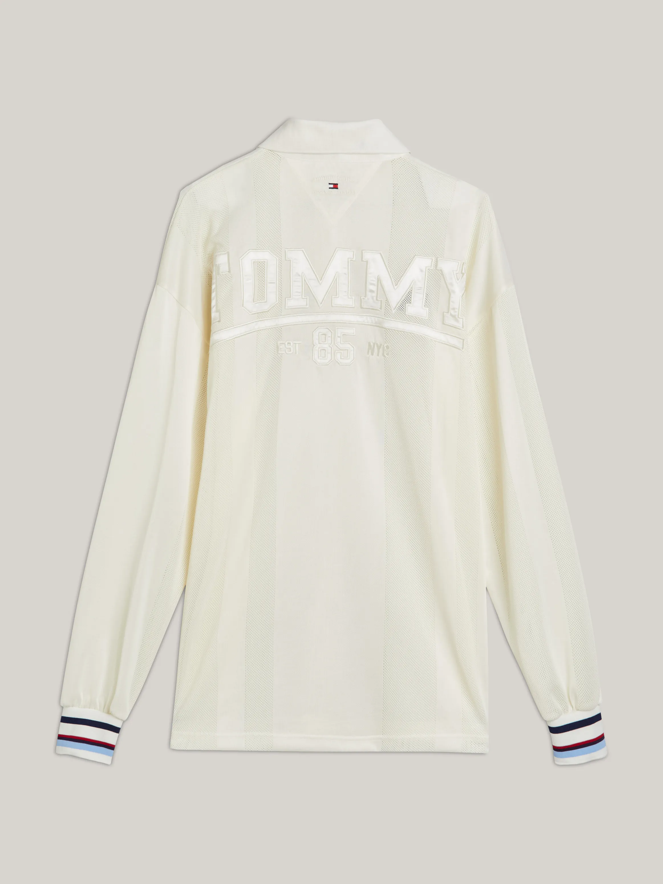 Dual Gender Varsity Rugby Shirt with Mesh Panel - Tommy Jeans