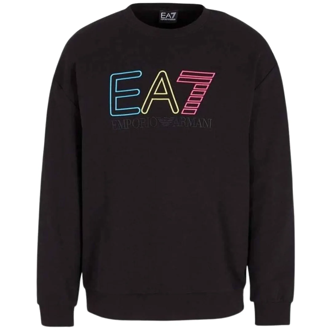 EA7 Men's 3Rum03 Pjeqz 1200 Jumper in Black