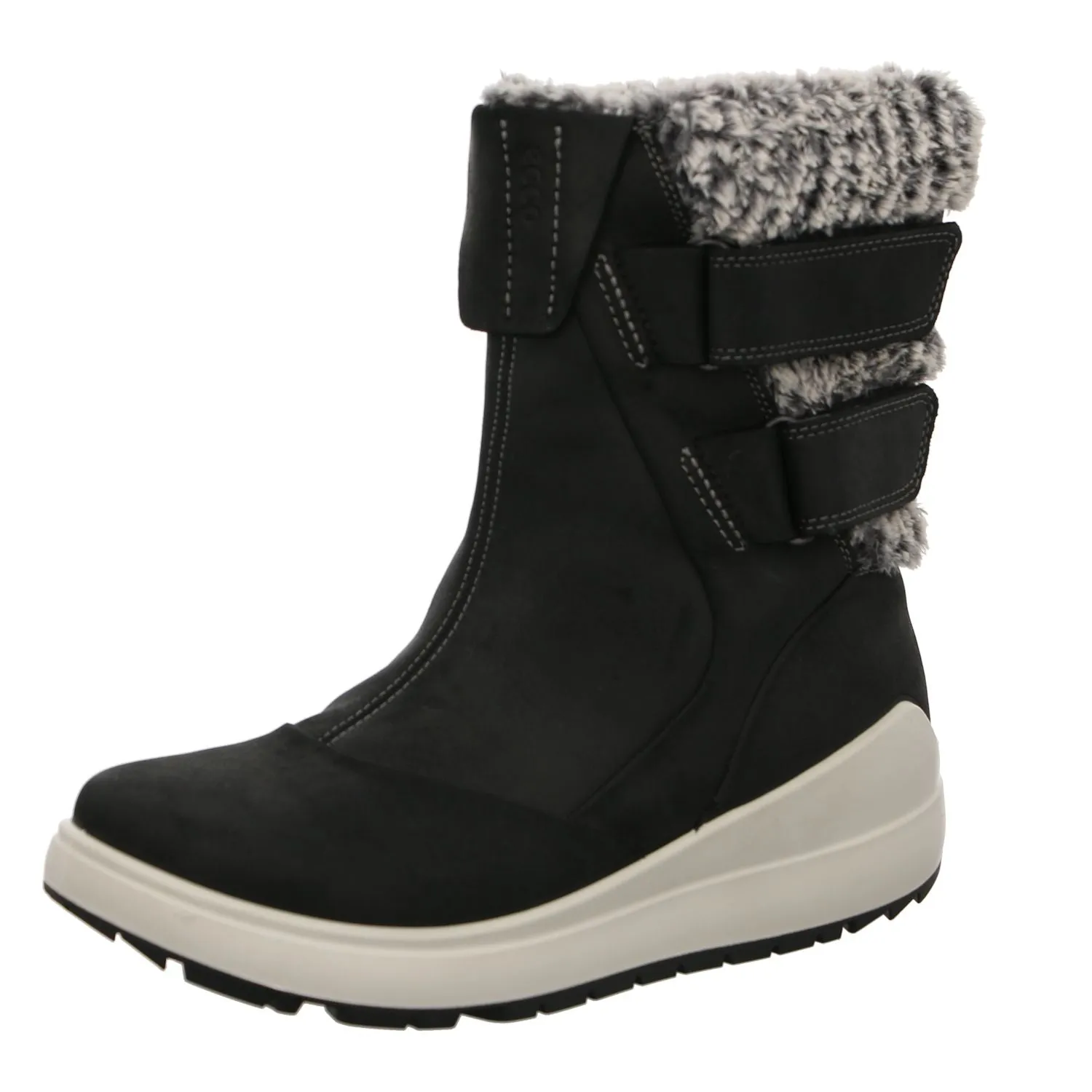 Ecco black winter boots.