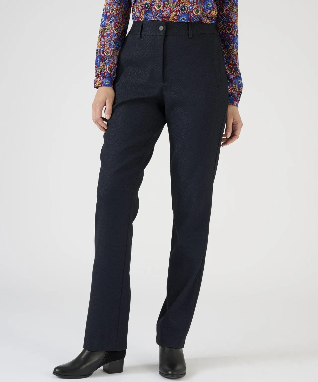 Elegant Jacquard Trousers