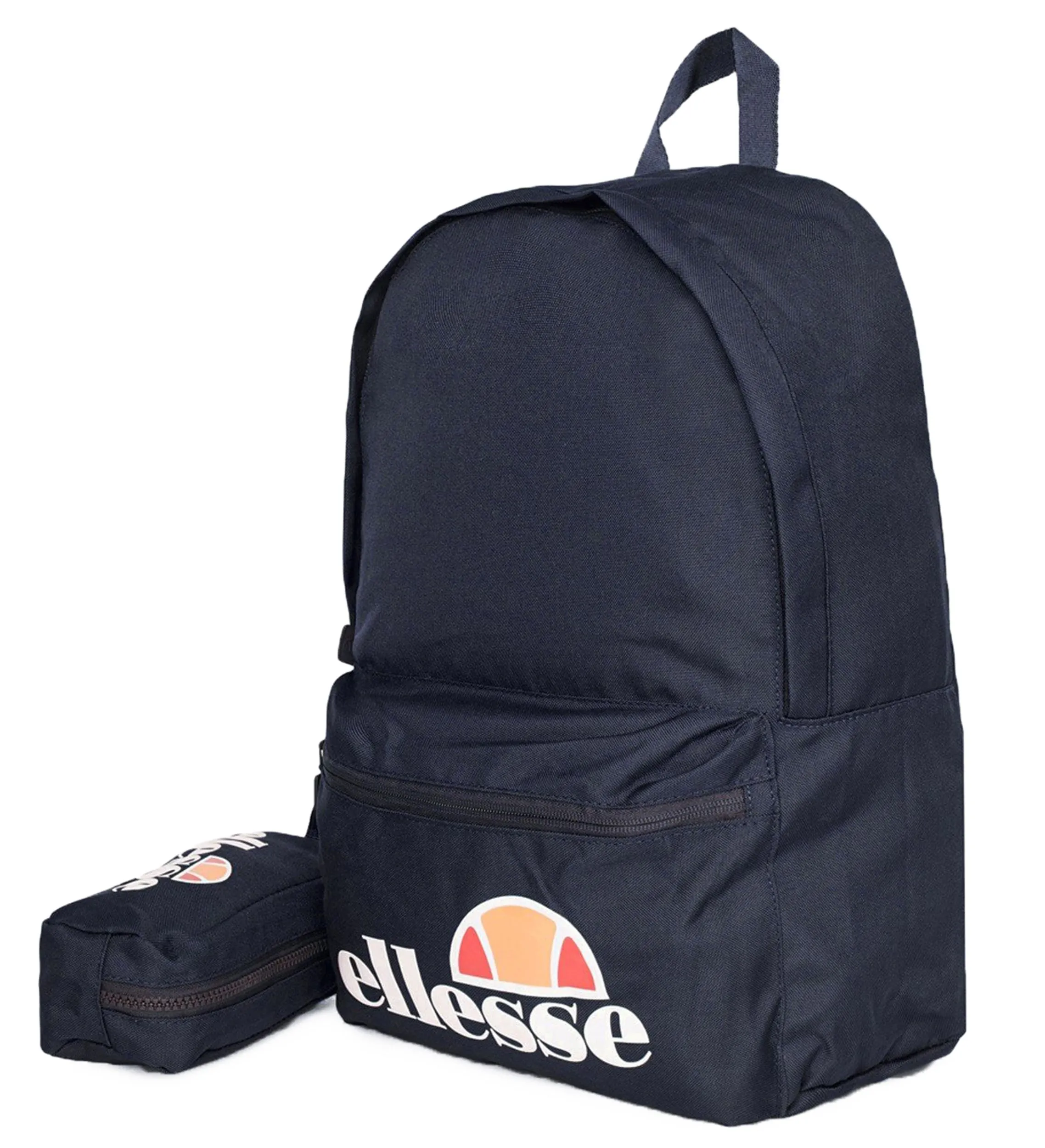 Ellesse Rolby School Backpack Pencil Case Bag Navy