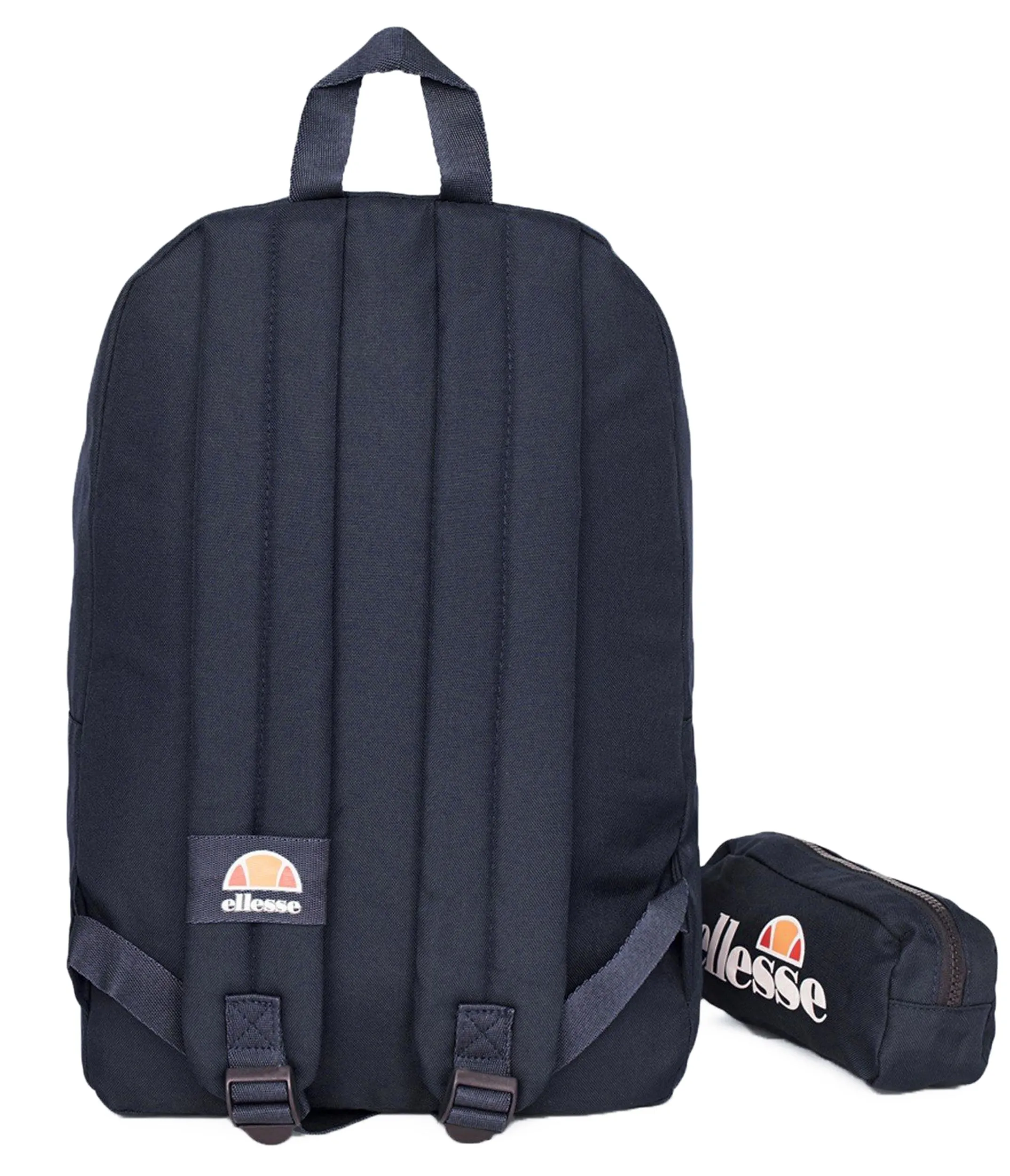 Ellesse Rolby School Backpack Pencil Case Bag Navy