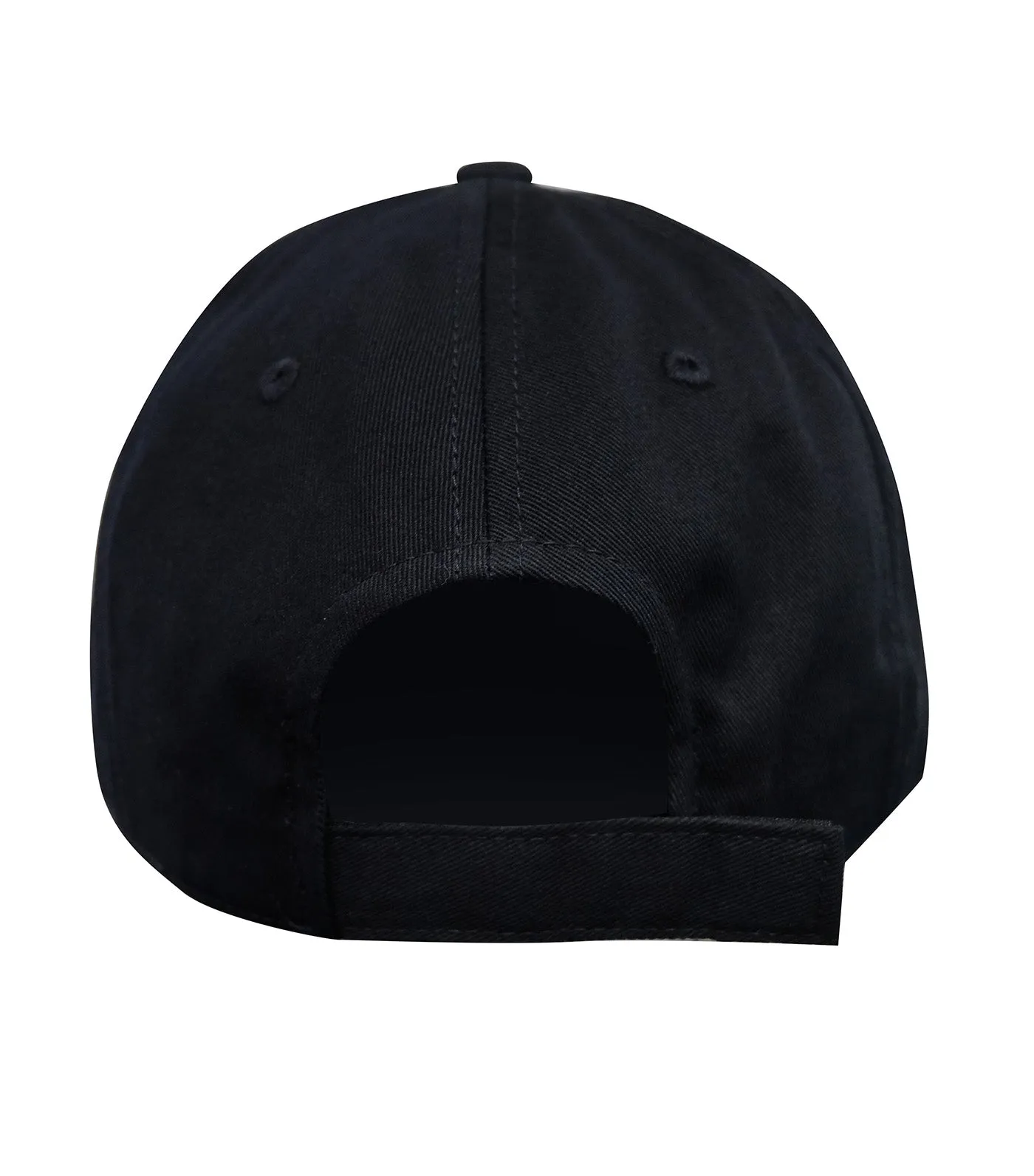 EU Line Baseball Cap in Black.