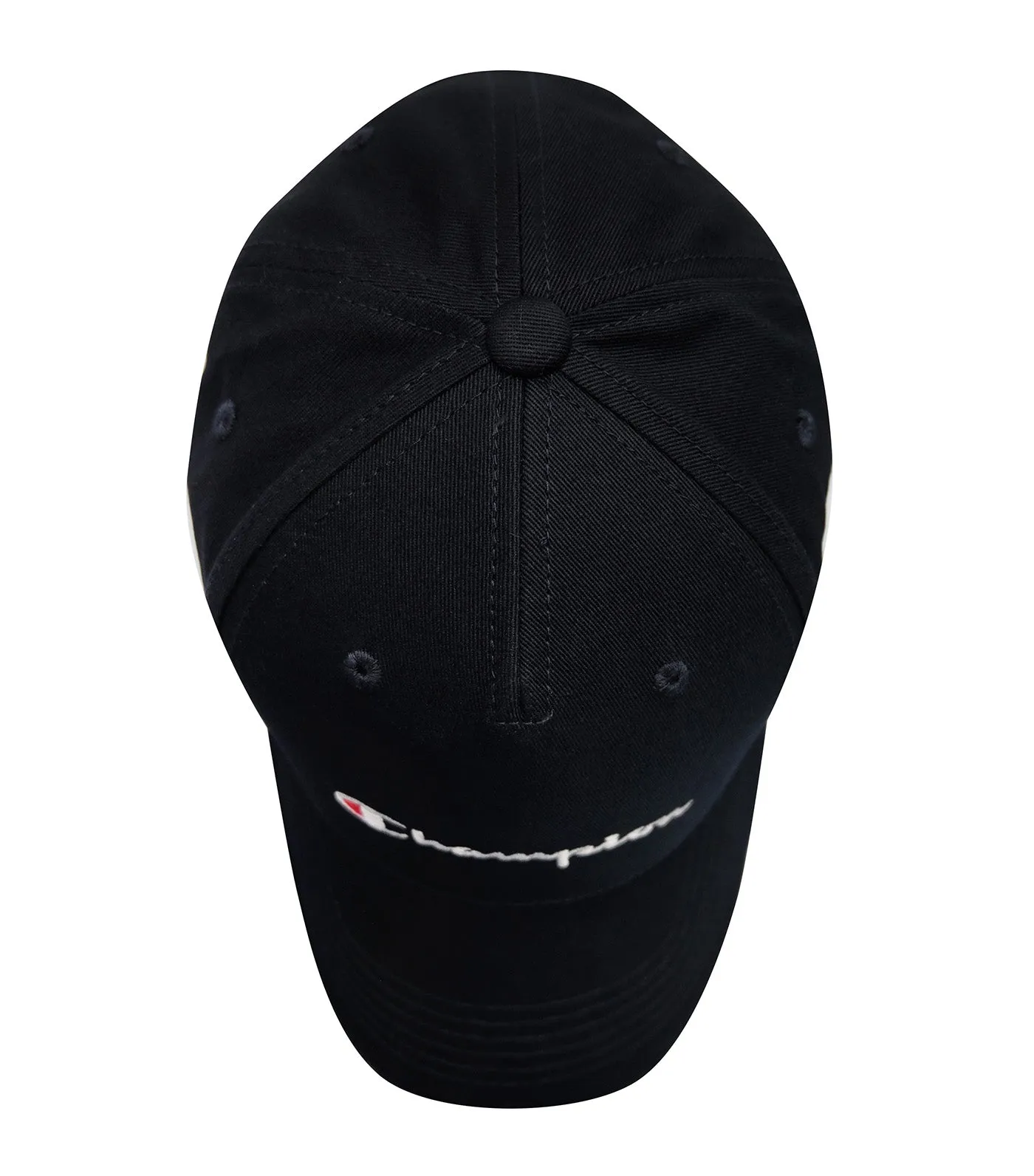 EU Line Baseball Cap in Black.