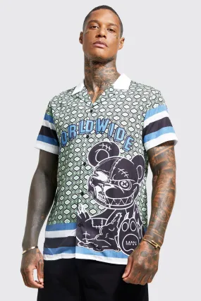 Evil Teddy Slub Revere Shirt