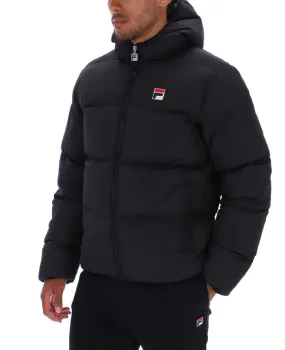 Fila Black Sharkskin Harry Padded Heavy Jacket