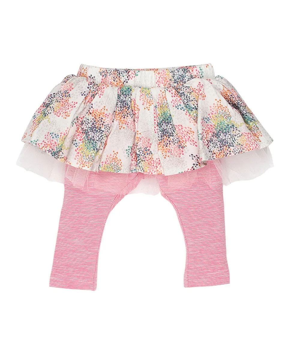 Fox & Finch Baby Girl Leggings with Skirt Ebony - Shop Now