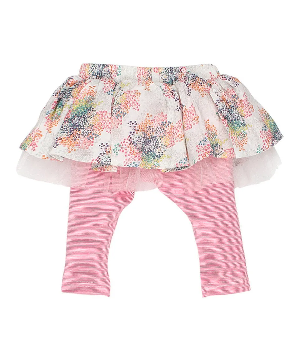 Fox & Finch Baby Girl Leggings with Skirt Ebony - Shop Now