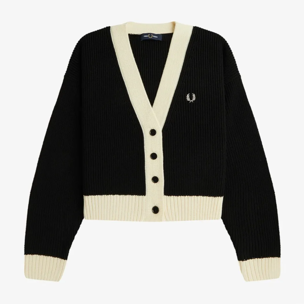 Fred Perry Cardigans | Casual Street Style Logo Sweatshirts