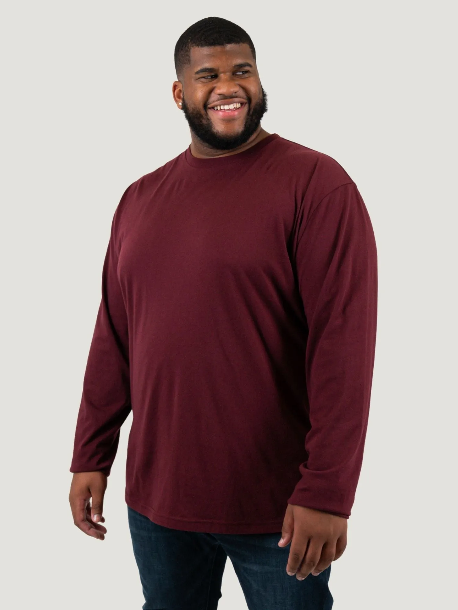 Garnet Long Sleeve Crew Neck Sweater