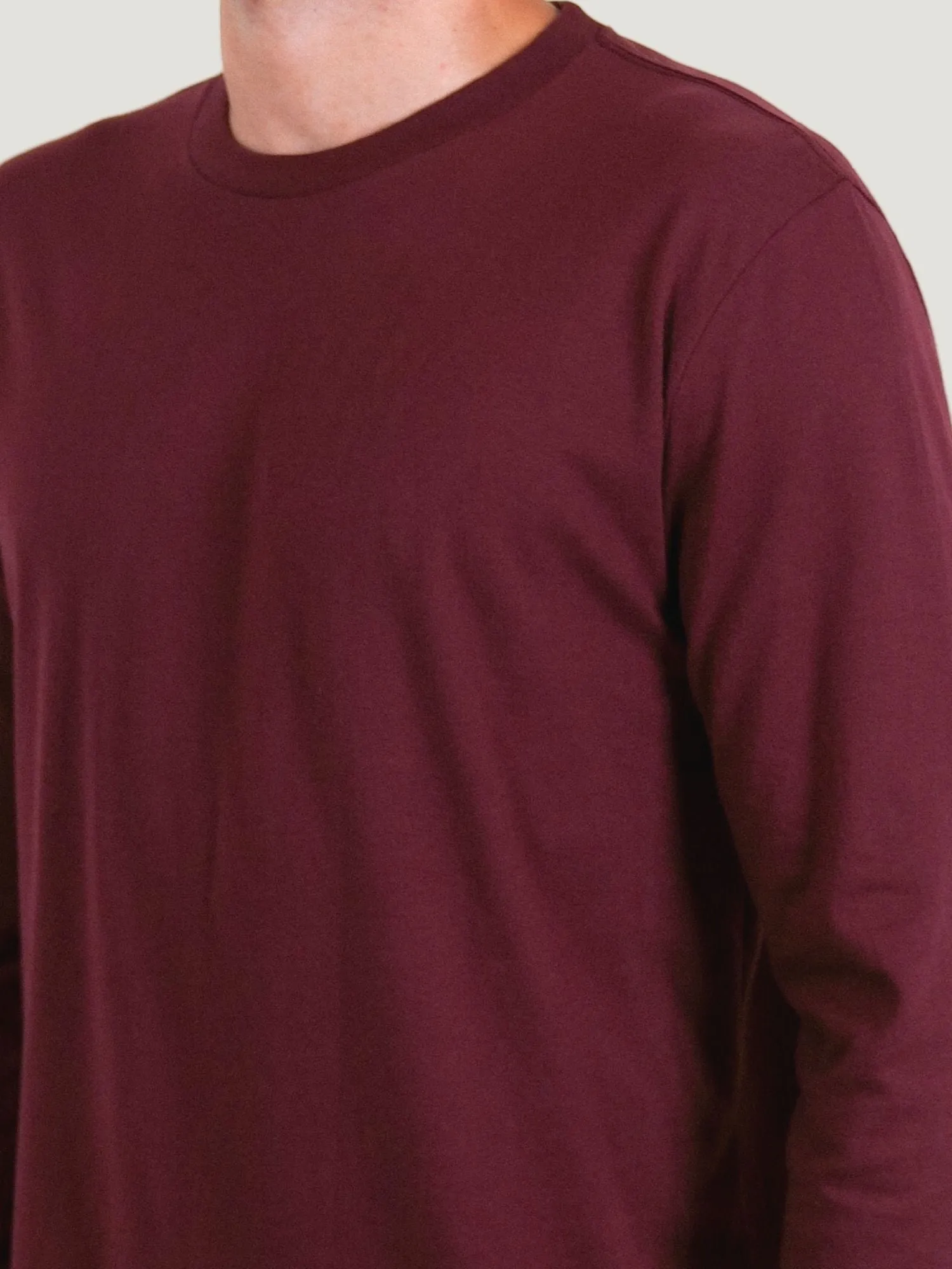 Garnet Long Sleeve Crew Neck Sweater