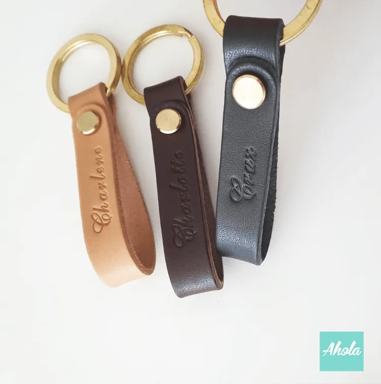 Genuine Leather Multi-Function Strap for Bags, Keys, and Phones