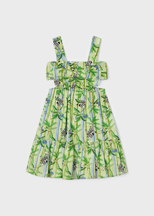 Girl's Lime Mayoral Dress.