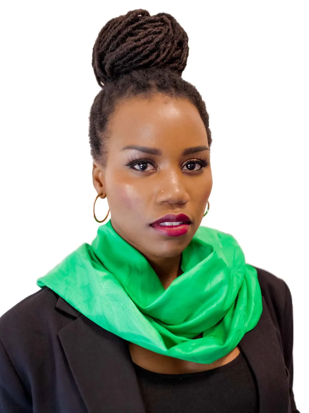 Green Scarf Headwrap by Inaya