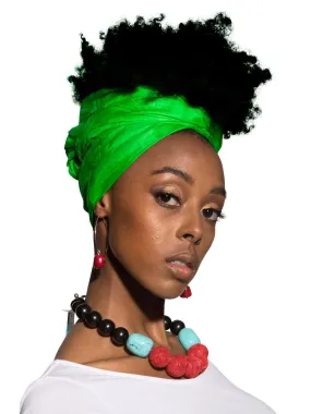 Green Scarf Headwrap by Inaya