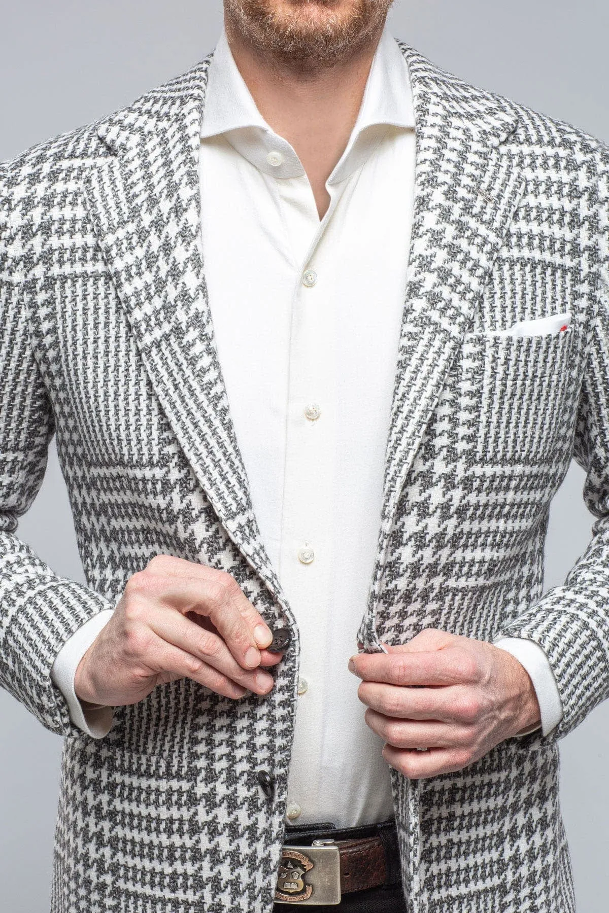 Grey Hanan Cashmere Sport Coat