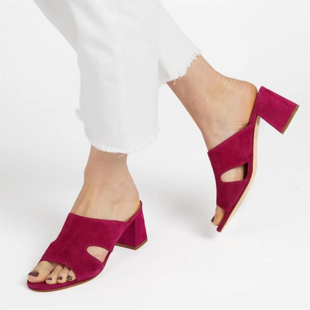 Heeled Mule Sandals