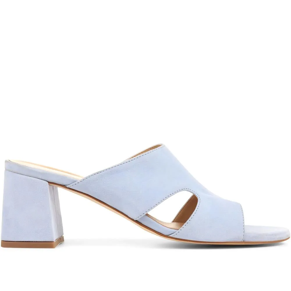 Heeled Mule Sandals