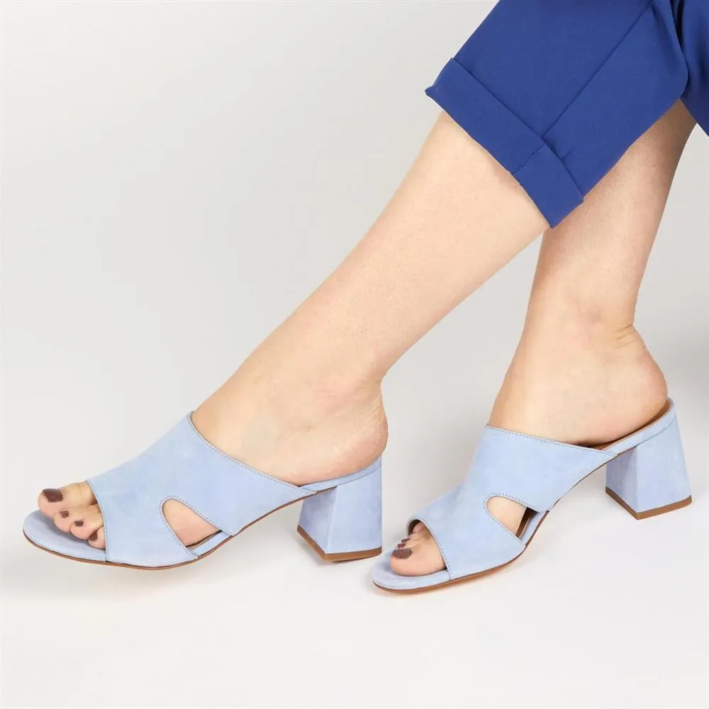 Heeled Mule Sandals