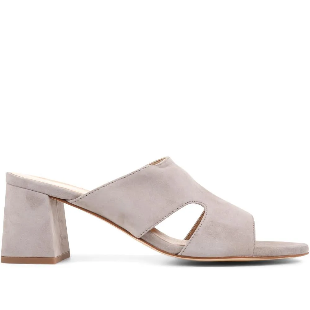 Heeled Mule Sandals