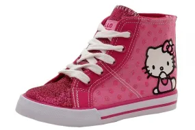 Hello Kitty High-Top Fashion Sneakers Shoes for Toddler Girls