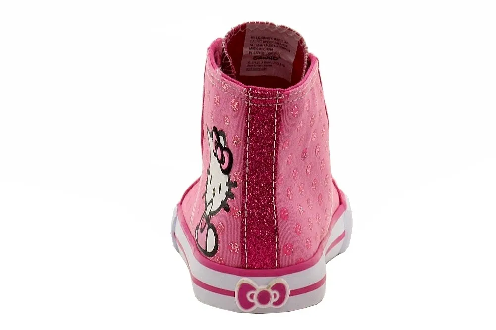 Hello Kitty High-Top Fashion Sneakers Shoes for Toddler Girls