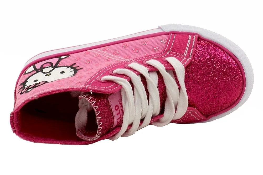 Hello Kitty High-Top Fashion Sneakers Shoes for Toddler Girls