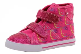 Hello Kitty High-Top Fashion Sneakers Shoes for Toddler Girls