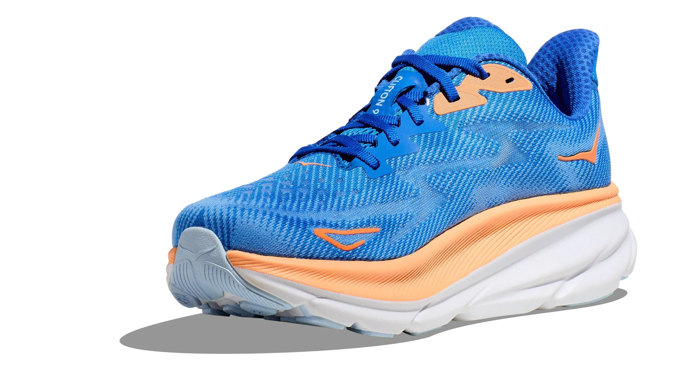 Hoka Clifton 9 Coastal Sky/All Aboard Wide Fit Running Shoes for Men