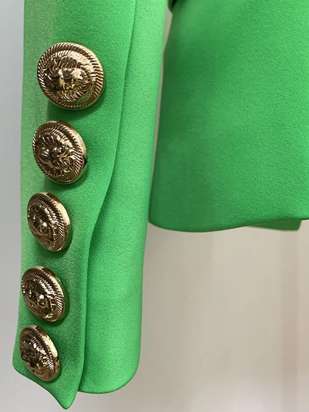 Hunter Green Double Breasted Blazer