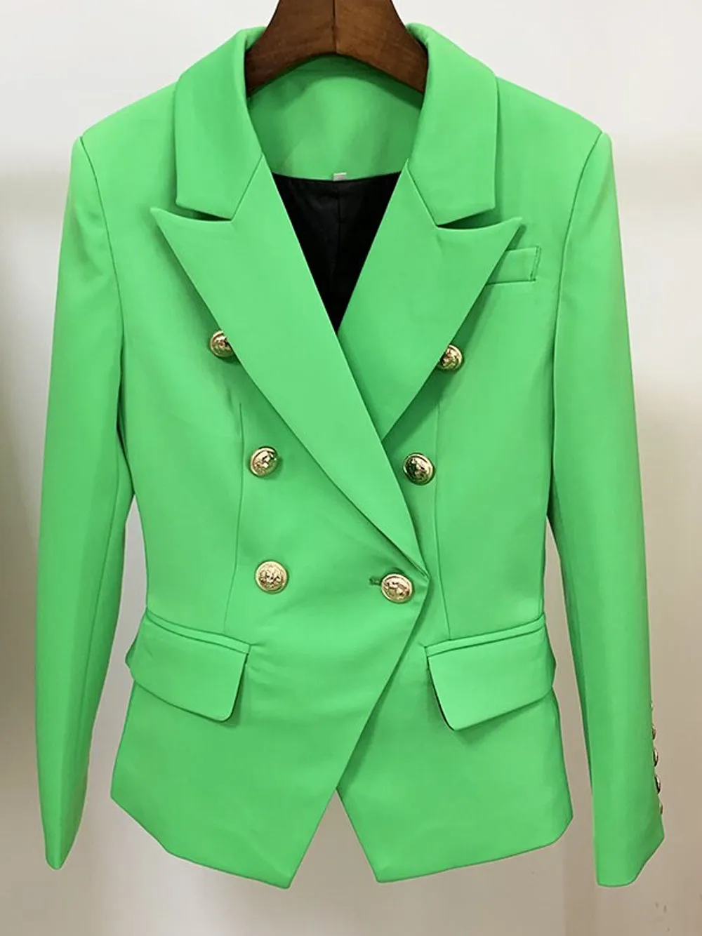 Hunter Green Double Breasted Blazer