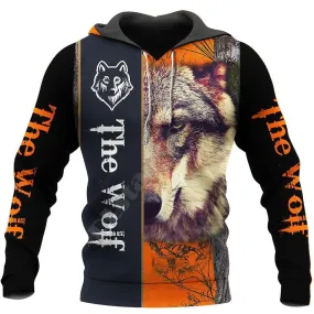 Men's Wolf Print Hoodie | Trendy Animal 3D Print Hoodies