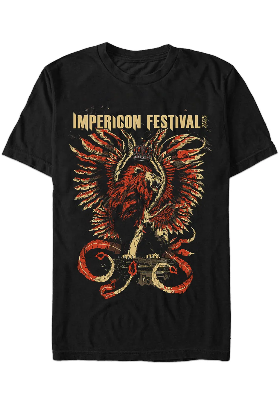 Impericon Festival Leipzig 2025 Black Metal Logo Hoodie Baby Pink Deluxe - Special Ticket.