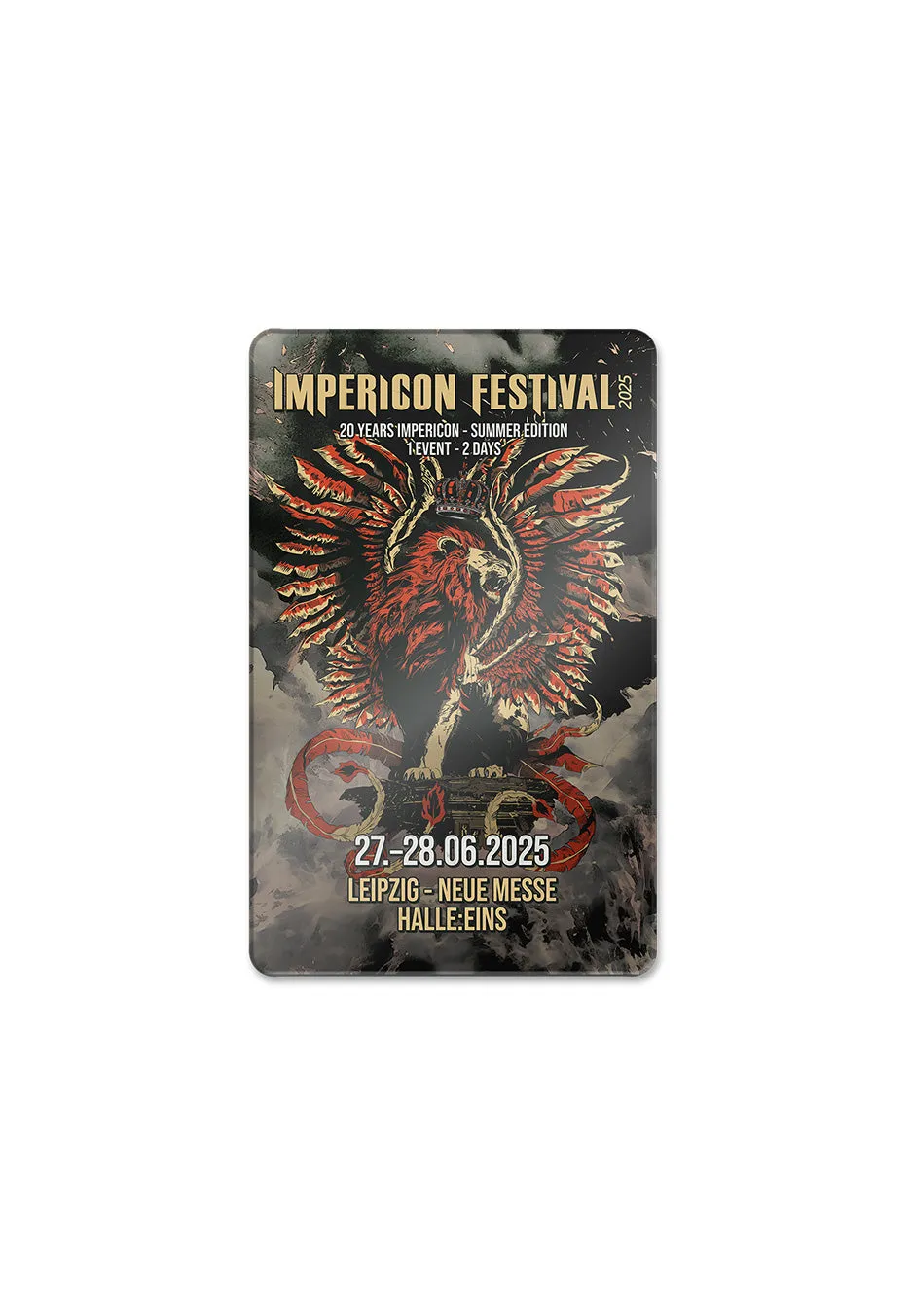 Impericon Festival Leipzig 2025 Black Metal Logo Hoodie Baby Pink Deluxe - Special Ticket.