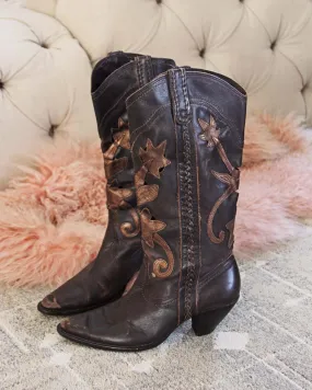 Inlaid Vintage Boots