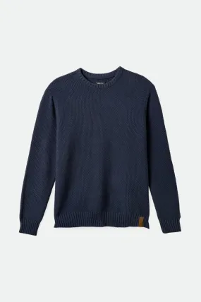 Jacques Waffle Knit Jumper - Gradient Blue