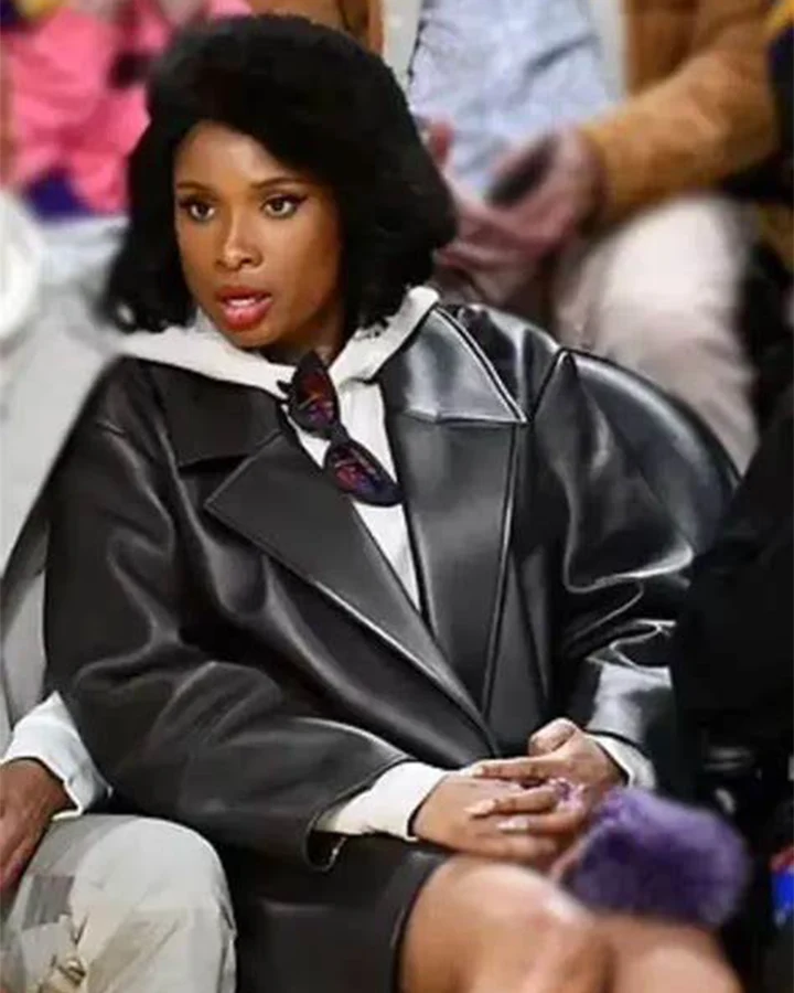 Jennifer Hudson Leather Coat - William Jacket --> Jennifer Hudson Leather Jacket by William